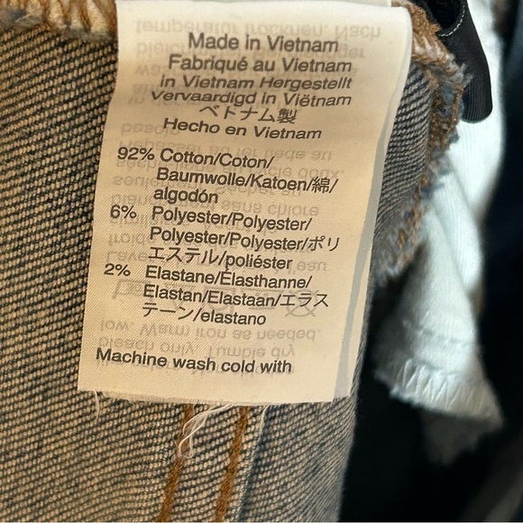 Madewell Cali Demi-Boot Jeans in Bess Wash: Button-Front Edition Size 26 - Picture 12 of 13